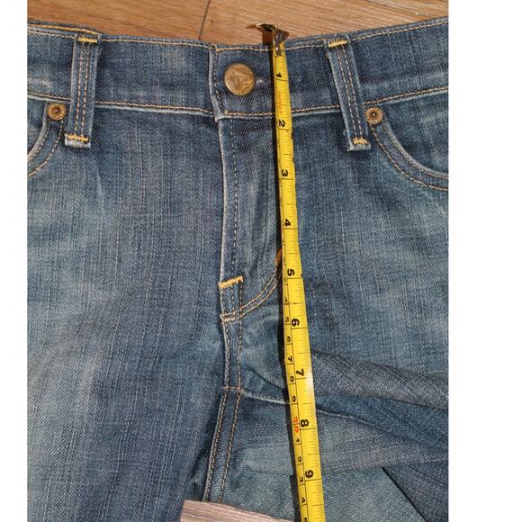 Citizens of Humanity Kelly Bootcut Jeans Low Rise Stretch Blue USA Made Size 27 - Picture 8 of 9